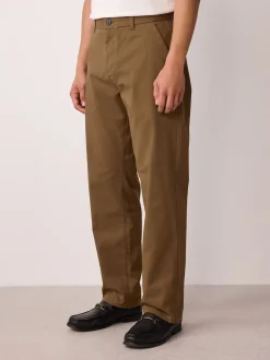Lichtbruin - Straight fit - Stretchy chino