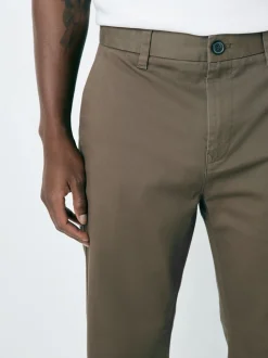 Lichtbruin - Straight fit - Stretchy chino