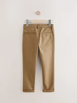 Lichtbruin - Stretchy chino's (3-17jr)