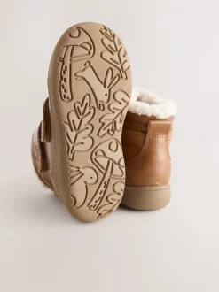 Lichtbruin - Waterdichte Boots met klittenbandsluiting