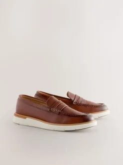 Lichtbruin - Wedge Loafers