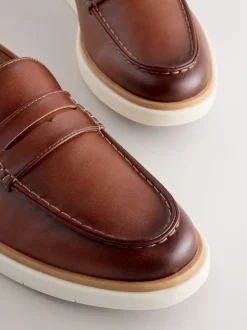 Lichtbruin - Wedge Loafers