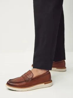 Lichtbruin - Wedge Loafers