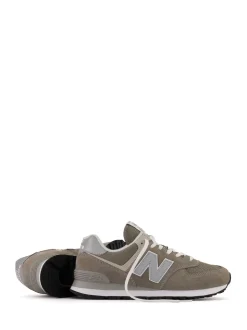 Lichtgrijs - New Balance 574 herenslippers