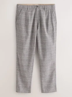 Lichtgrijs - Signature Heritage Pleated Trousers