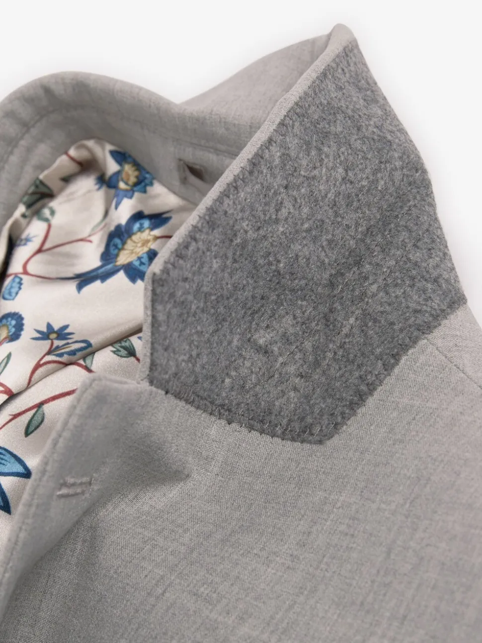 Lichtgrijs - Slim Fit - Meegevend stretchkostuumjasje