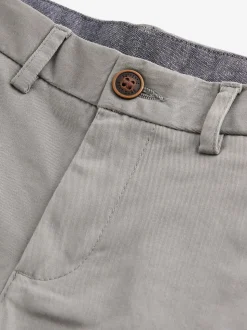 Lichtgrijs - Stretchy chino's (3-17jr)