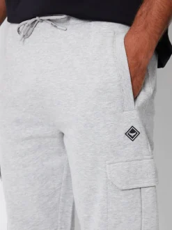 Lichtgrijs - Threadbare joggingbroek in cargostijl