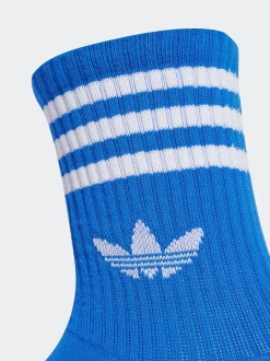 Lichtrood - Ronde hals - Adidas Originals 3-Strepen Crew Sokken 3 paar