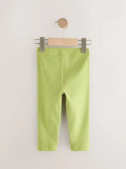 Lichtroze - Verpakking van 5 geribbelde Leggings (3mnd -7jr)