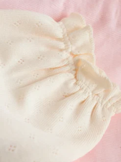 Lichtroze met fijne print - Baby Print Bodysuit met Lange mouwen en Corduroy bretelbroeken Set 2 Pieces (0mnd -2jr)