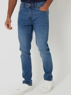 Light wash - Threadbare - Slim-fit jeans met stretch