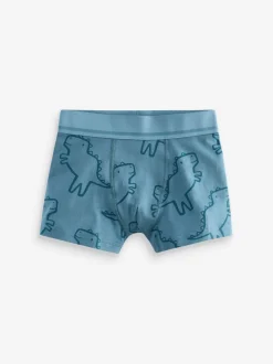 Lijntjes en dinoprint - Junior patroon zwembroeken 5 set (1,5-16jr)