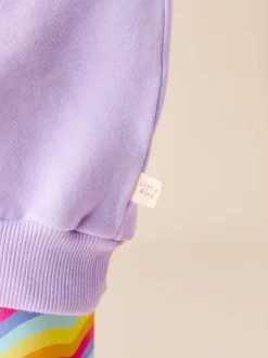 Lila met vlinders - Little Bird by Jools Oliver 2 Piece Jumper and Leggings Set