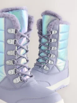 Lilac Purple Iridescent - Waterdichte snowboots