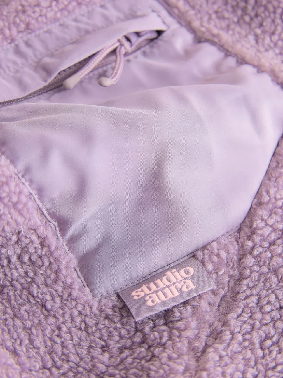 Lila-paars - Button Up Fleece Jacket (3-16yrs)