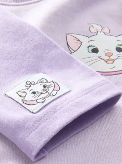 Lila-paars - Disney Aristocats sweatshirt en legging set (3mnd-7jr)