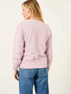 Lila-paars - FatFace Seam Detail Crew Sweat