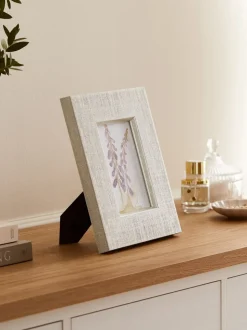 Linen Effect Photo Frame