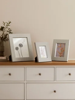 Linen Effect Photo Frame