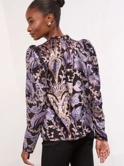 Lipsy - Hoogsluitende blouse