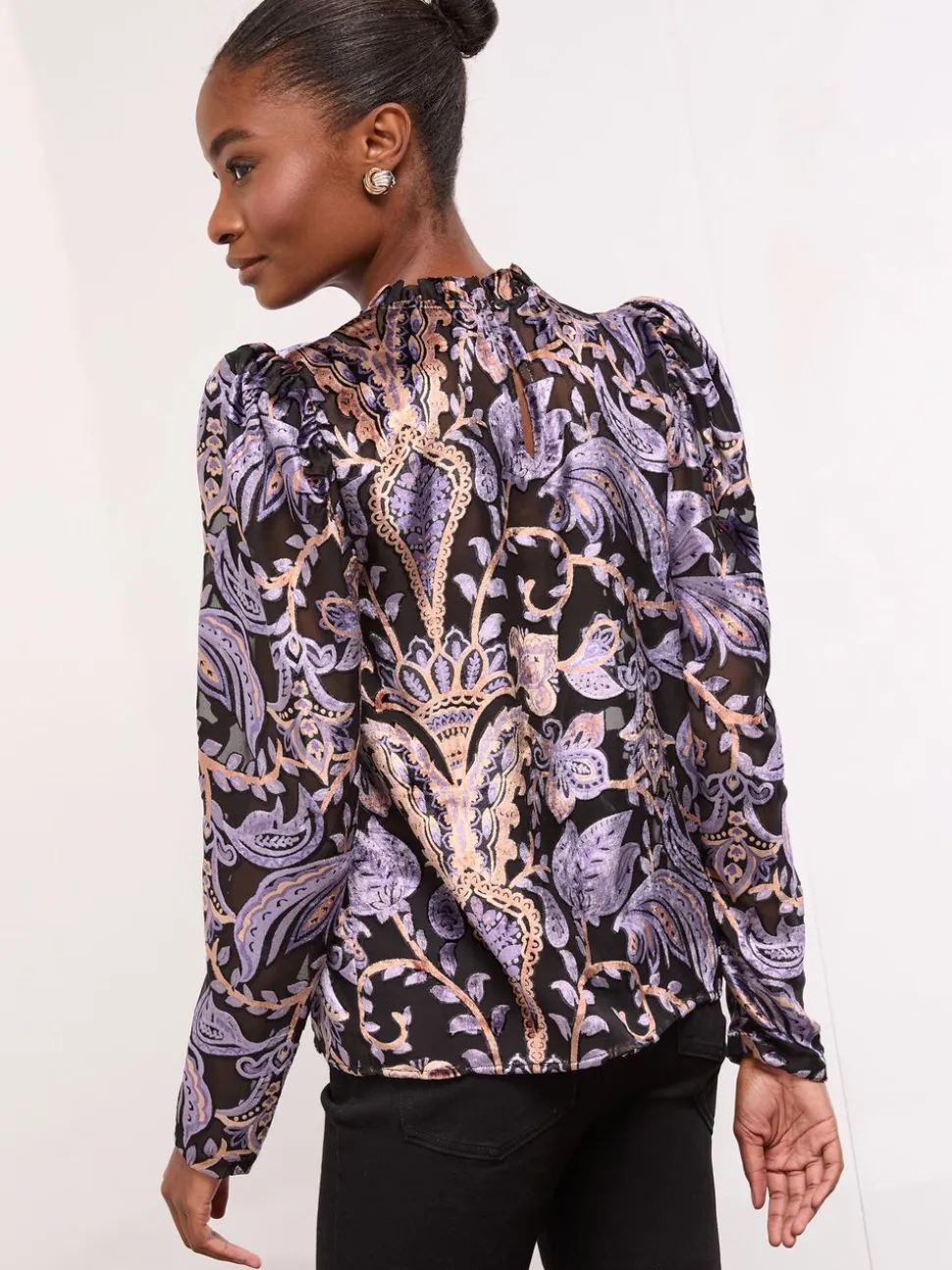 Lipsy - Hoogsluitende blouse