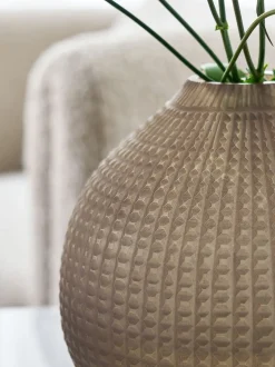 Lipsy Carved Glass Stem Vase