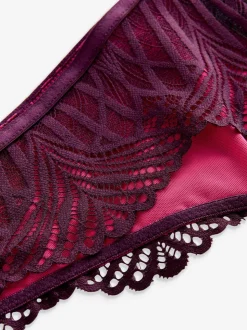 Lipsy Geo Lace Knickers