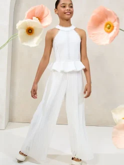 Lipsy peplum gelegenheidsjumpsuit (5-16jr)