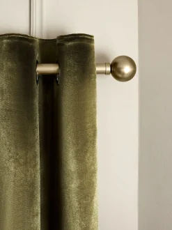 Liquid Velvet Eyelet Curtains