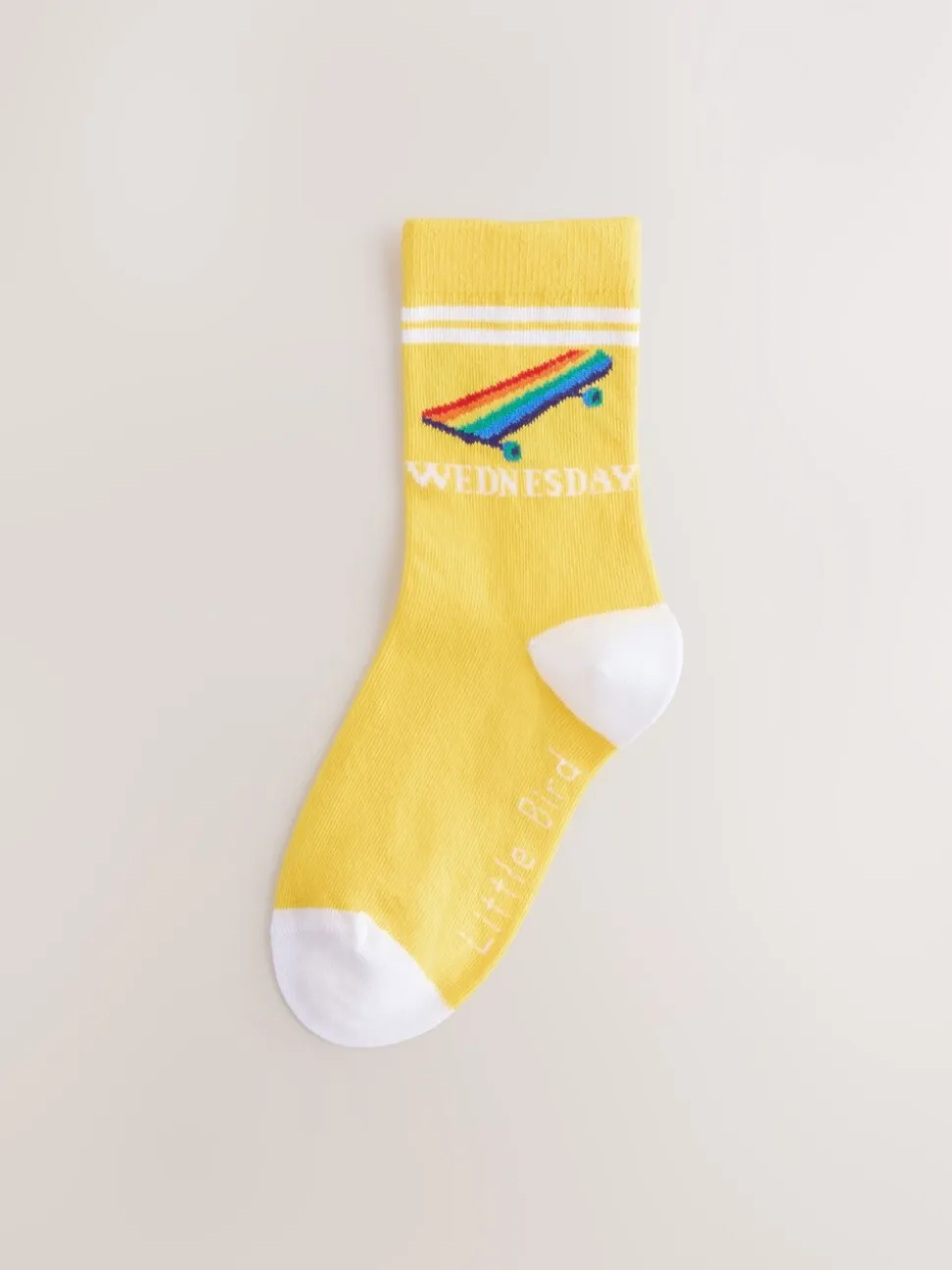 Little Bird by Jools Oliver Bright Rainbow Days Of The Week Socks 7 Pack