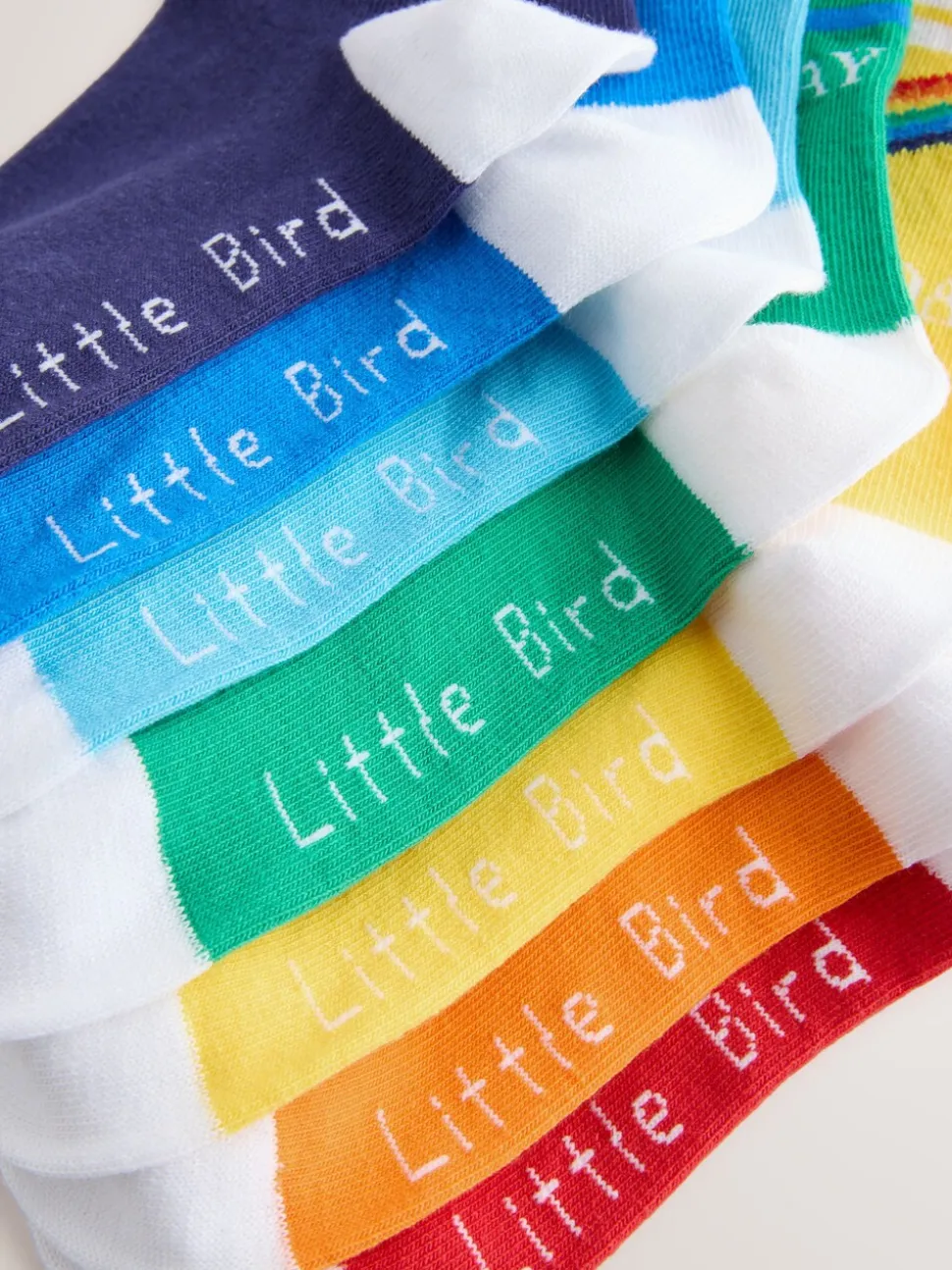 Little Bird by Jools Oliver Bright Rainbow Days Of The Week Socks 7 Pack