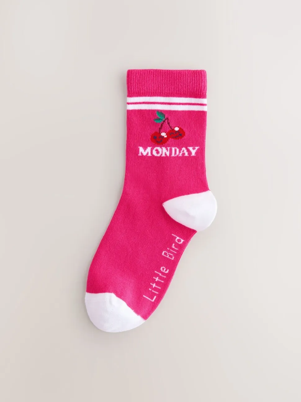 Little Bird by Jools Oliver Pastel Rainbow Days Of The Week Socks 7 Pack