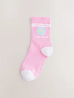 Little Bird by Jools Oliver Pastel Rainbow Days Of The Week Socks 7 Pack