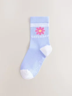 Little Bird by Jools Oliver Pastel Rainbow Days Of The Week Socks 7 Pack