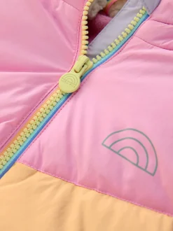 Little Bird by Jools Oliver regenbestendig sneeuwpak met pastelkleurige regenboogvlakken
