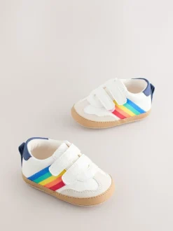 Little Bird by Jools Oliver Rainbow Tape Gum Sole Trainers Padders
