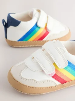 Little Bird by Jools Oliver Rainbow Tape Gum Sole Trainers Padders