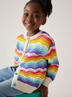 Little Bird by Jools Oliver 100% katoenen vest met golvende strepen
