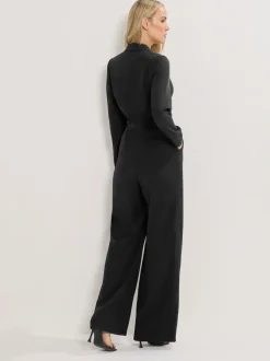 Long Tall Sally Long Sleeve Collar Jumpsuit