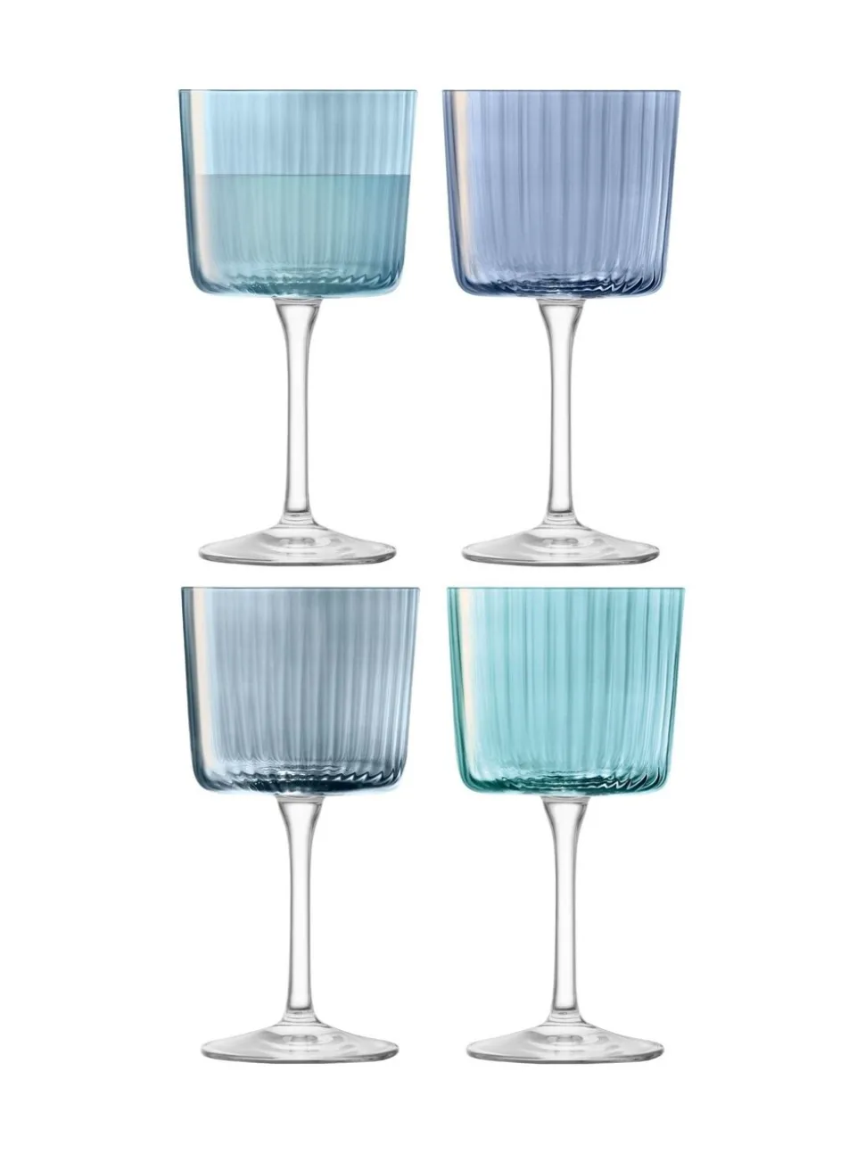 LSA International Gems Assorted Set van 250ml wijnglazen