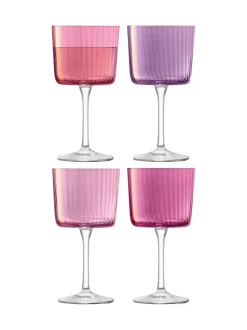 LSA International Gems Assorted Set van 250ml wijnglazen