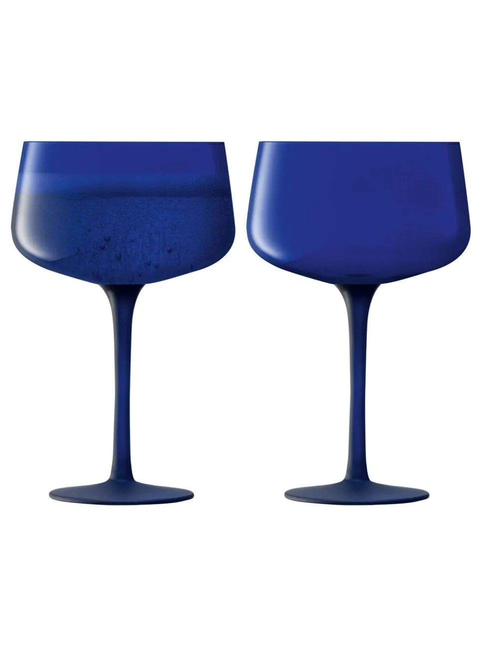 LSA International Set of 2 Arc Contrast Saucer/Cocktail Glasses 250ml