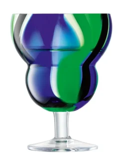 LSA International Set of 2 Folk Water Wine Glasses 230ml