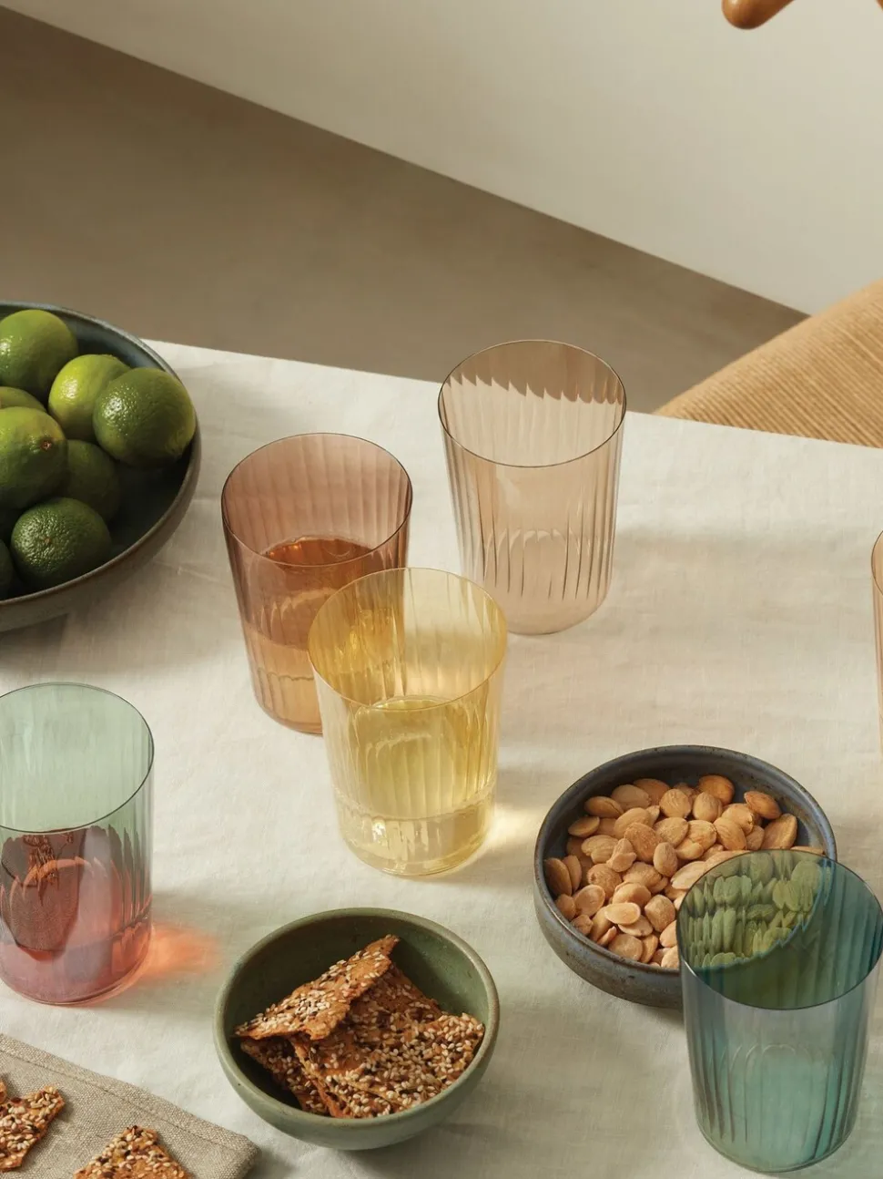 LSA International set van 4 Gems drinkglazen 560ml
