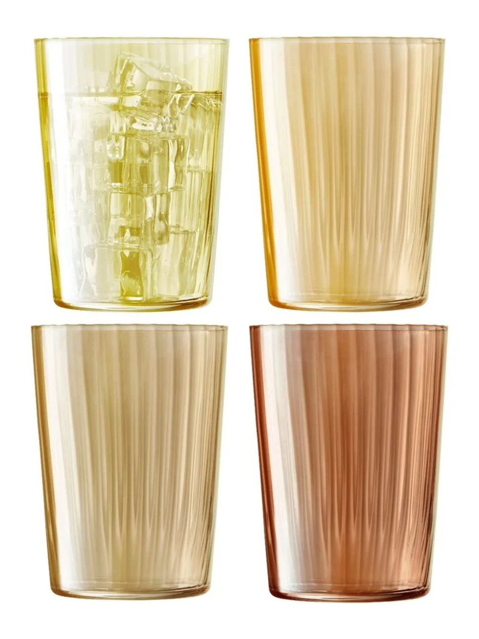 LSA International set van 4 Gems drinkglazen 560ml