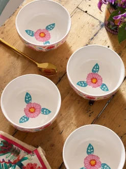 Lucy Tiffney - Set van 4 ontbijtkommen
