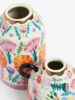 Lucy Tiffney Set of 2 Ceramic Mini Vases