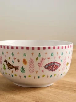 Lucy Tiffney Set of 4 Leaves Cereal Bowls