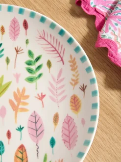Lucy Tiffney Set of 4 Leaves Side Plates